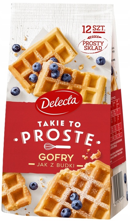 Gofry jak z budki Delecta 3x340g Takie to proste ciasto w proszku