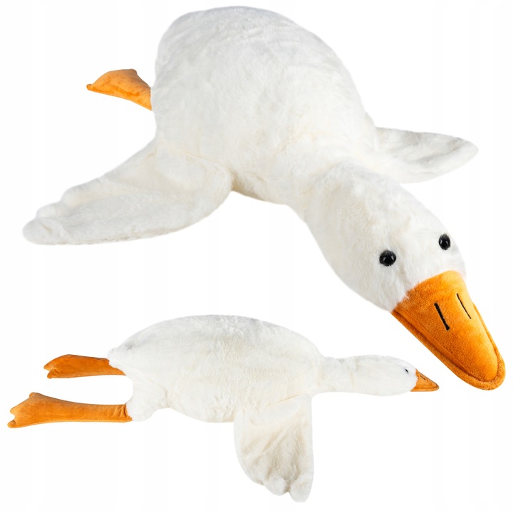 MASKOTKA PODUSZKA PLUSZAK GĘŚ PLUSZOWA XXL 90cm