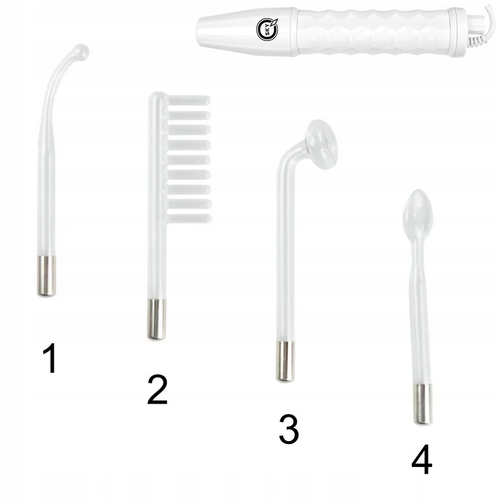 DARSONVAL QSKY DERMA WAND 4w1 PRO DO PIELĘGNACJI TWARZY ZMARSZCZEK I WŁOSÓW