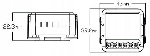 INTELIGENTNY STEROWNIK DO BRAM SMART PRZEKAŹNIK TUYA WIFI 230V 12V 24V
