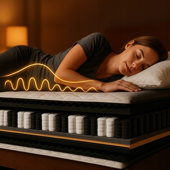 MATERAC 160x200 KONIEC Z BÓLEM PLECÓW BESTSELLER ULGA DLA KRĘGOSŁUPA