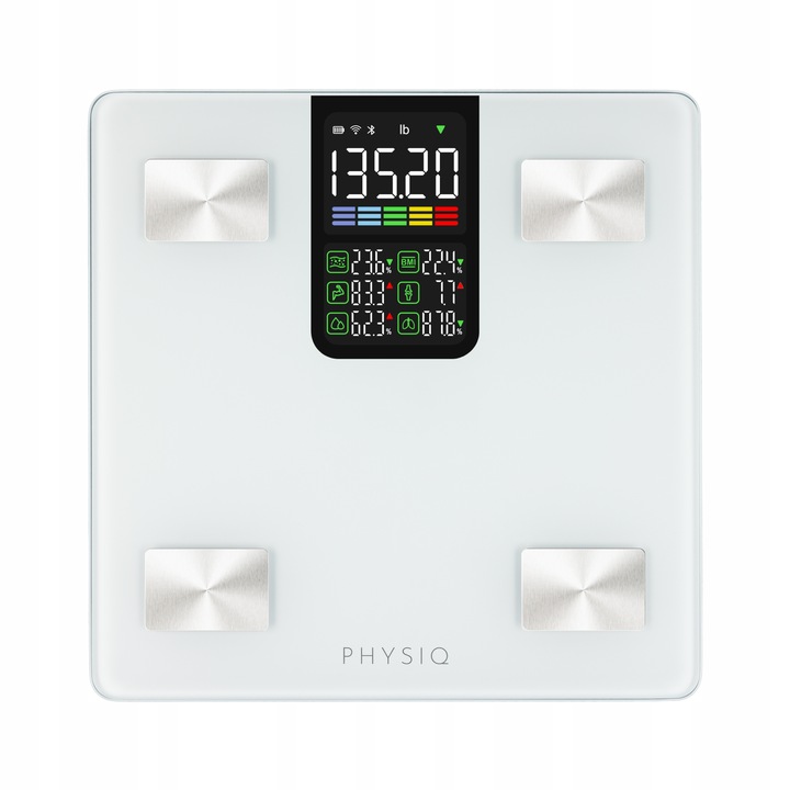 Waga Łazienkowa Analityczna Sportowa 13 Parametrów LCD ANDROID iOS