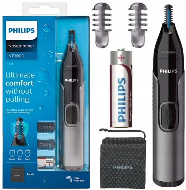 TRYMER GOLARKA PHILIPS DO NOSA BRWI USZU PHILIPS MASZYNKA DO GOLENIA +