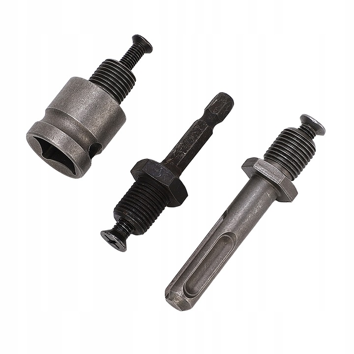 UCHWYT WIERTARSKI BEZKLUCZOWY SAMOZACISKOWY 1/2 + ADAPTER x3