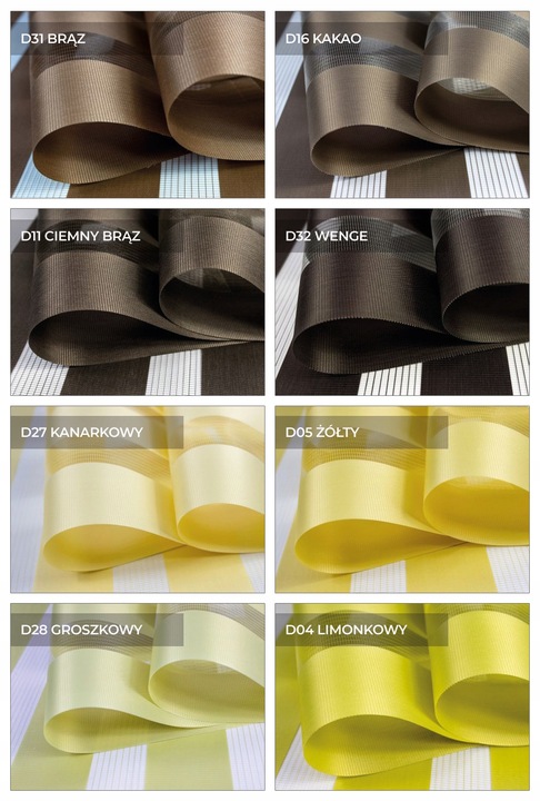 Roleta Dzień Noc na wymiar z napinaczem 56x150 cm