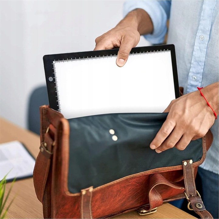 DESKA KREŚLARSKA A4 PODŚWIETLANA TABLICA LED TABLET GRAFICZNY DO RYSOWANIA