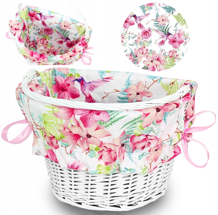 WKŁAD rowerowy WYŚCIÓŁKA do koszyka NA ROWER WZORY