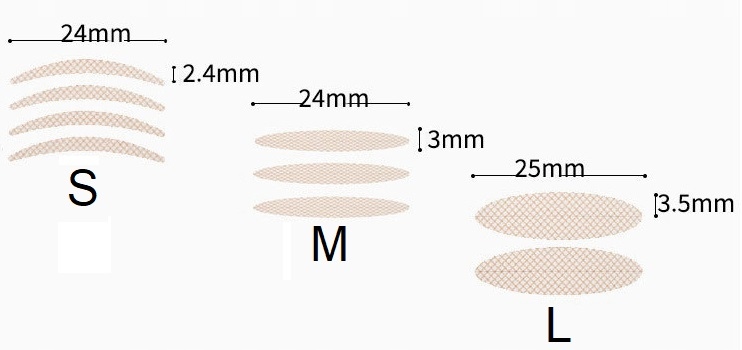 PLASTRY NA OPADAJĄCE POWIEKI TASIEMKI KORYGUJĄCE ZESTAW 1800 SZT + GRATIS