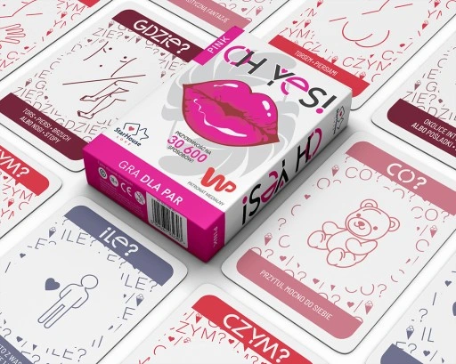 GRY DO SEKSU! Zestaw gier EROTYCZNYCH dla par OH YES! PREZENT DZIEŃ KOBIET