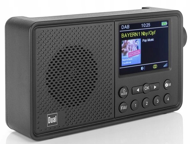 Radio Dual MCR 120 DAB+ FM RDS Bluetooth WBUDOWANY AKUMULATOR