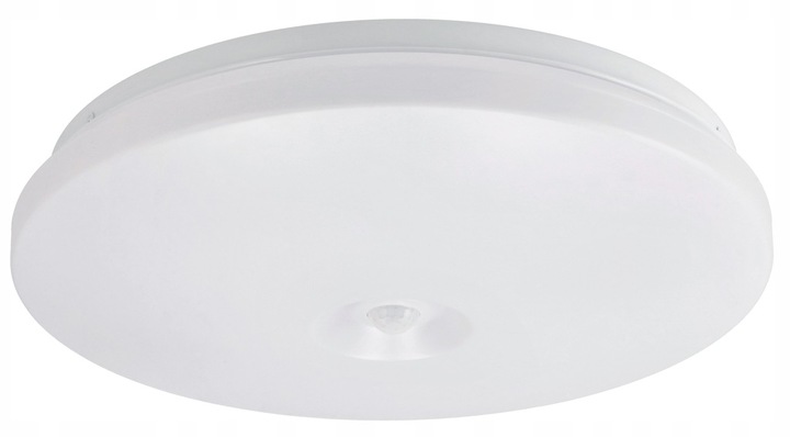 Plafon LED Lampa Sufitowa Z Czujnikiem Ruchu i Zmierzchu 2xE27 PIR