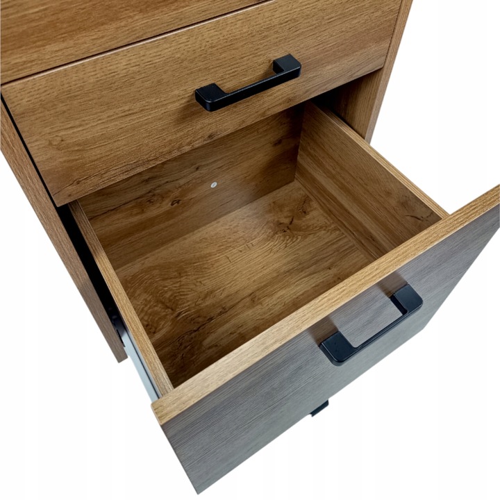 SZAFKA na kółkach STOLIK nocny SZUFLADA olcha REGAŁ do sypialni salonu