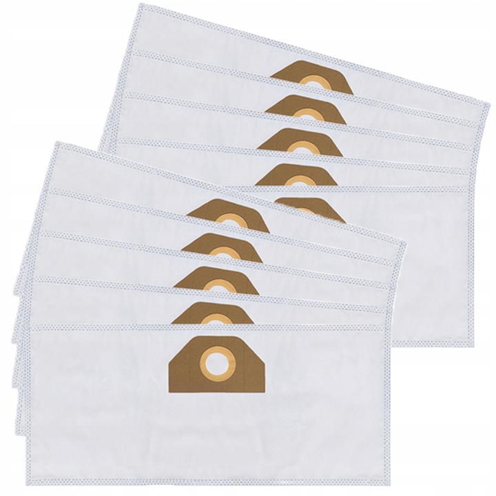 10x WORKI BIAŁE SYNTETYCZNE DO ODKURZACZA KARCHER WD3 WD2 V-17 V15 V12 80CM