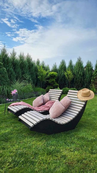 Leżak bujany ogrodowy, hit cenowy! Wysyłany w całości! Polski producent