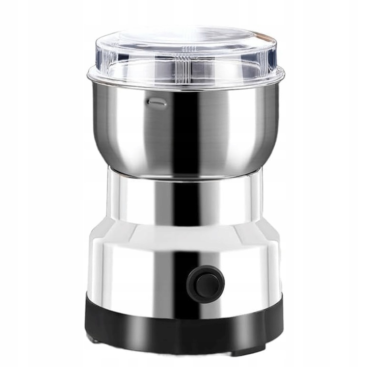 MOCNY MŁYNEK ELEKTRYCZNY DO MIELENIA KAWY ORZECHÓW PRZYPRAW STAL