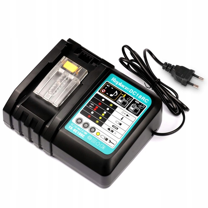 ŁADOWARKA DC18RC DO AKUMULATORA MAKITA BL1860, BL1850, BL1850B, BL1840