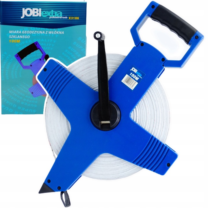 JOBI Miara taśma geodezyjna miernicza obudowa - 100M X3186