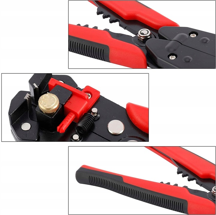 ŚCIĄGACZ IZOLACJI KABLI PRZEWODÓW ZACISKARKA AUTO