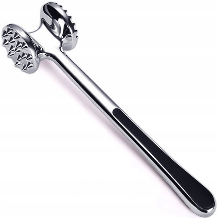 TŁUCZEK DO MIĘSA KOTLETÓW MŁOTEK DWUSTRONNY ROZBIJAK STAL NIERDZEWNA JAKOŚĆ