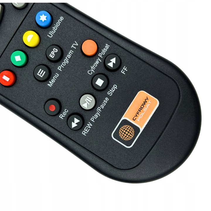 Oryginalny Pilot Cyfrowy Polsat HD2000 HD3000 HD5000 + baterie GP 2szt