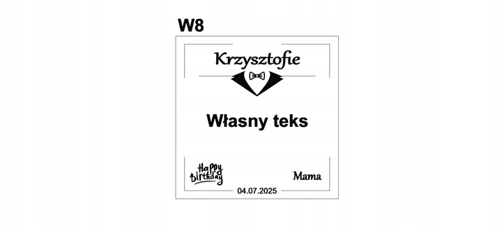 PUDEŁKO NA PIENIĄDZE URODZINY 1-99 PAMIĄTKA URODZINOWA