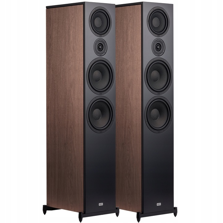 HECO Aurora XT 1000 + 300 + Center ZESTAW KOLUMN KINA DOMOWEGO 5.0 WALNUT