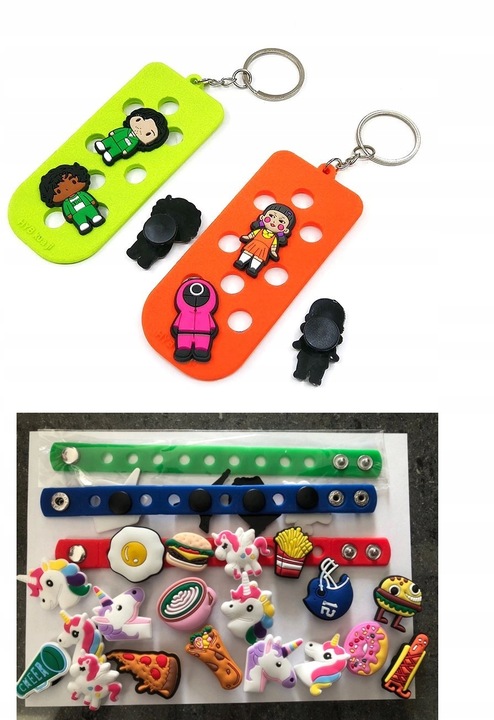 PRZYPINKI PIN ozdoby DO BUTÓW typu CROCS KROKS Minecraft 6szt W1