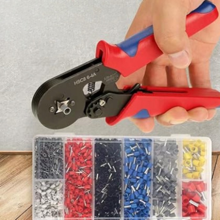 ZACISKARKA DO TULEJEK SZCZYPCE DO ZACISKANIA KOŃCÓWEK PRZEWODÓW PRASKA