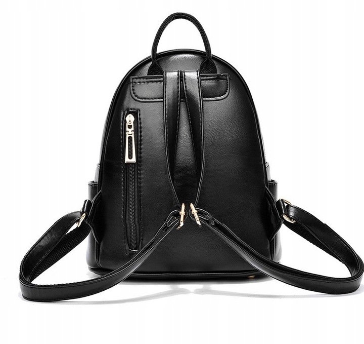 Plecak miejski błyszczący ozdobne kocie uszy dużo kieszeni pojemny