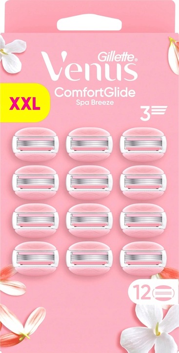 Gillette Venus ComfortGlide Spa Breeze Wkłady Do Golenia Dla Kobiet 12 szt