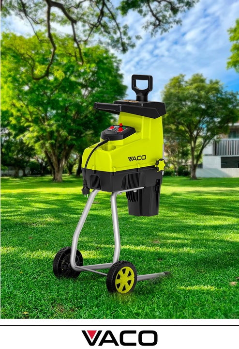 ROZDRABNIACZ ELEKTRYCZNY DO GAŁĘZI 3000W Rębak VACO + Kosz GRATIS