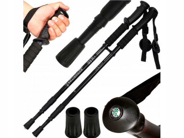 KIJKI DO CHODZENIA NORDIC WALKING ZESTAW PIĘKNE NASYCONE KOLORY+GRATISY