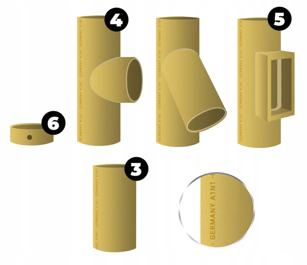 System kominowy RAUCH 8m komin fi 200 ceramiczny OCIEPLONY systemowy