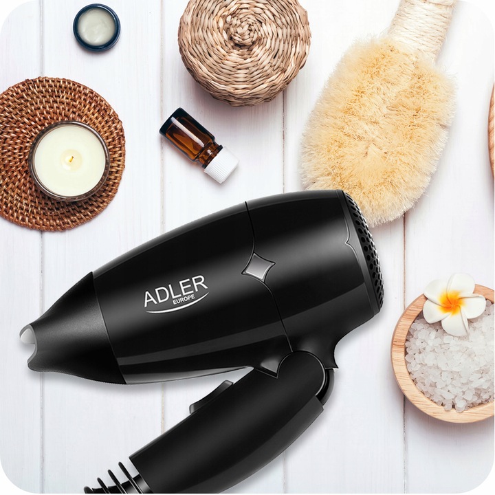 MAŁA SUSZARKA DO WŁOSÓW TURYSTYCZNA SKŁADANA 1400W