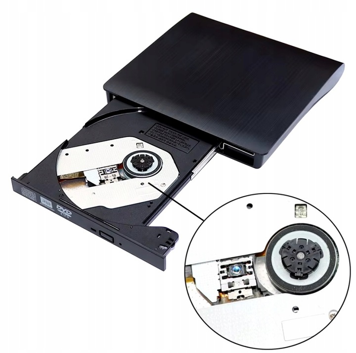 ODTWARZACZ NAGRYWARKA NAPĘD ZEWNĘTRZNY CD-R/DVD-ROM/RW USB 3.0 UNIWERSALNY