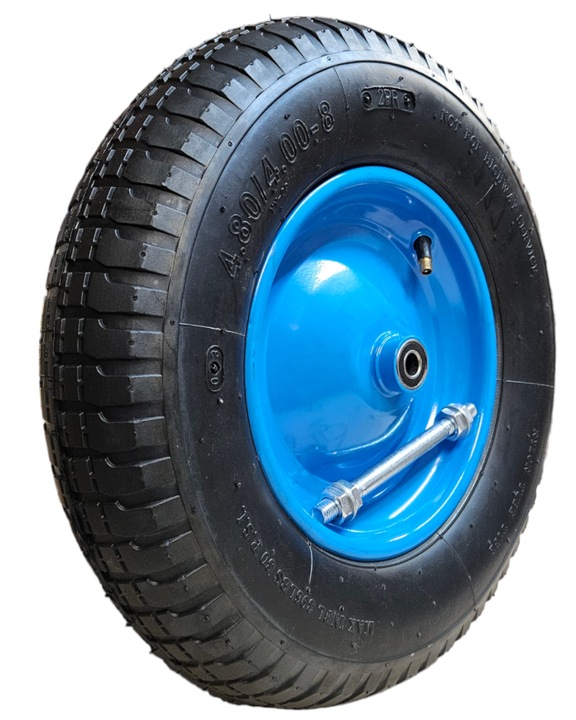 KÓŁKO KOŁO DO TACZKI WÓZKÓW 40CM 2PR 4.00-8 MOCNE POMPOWANE