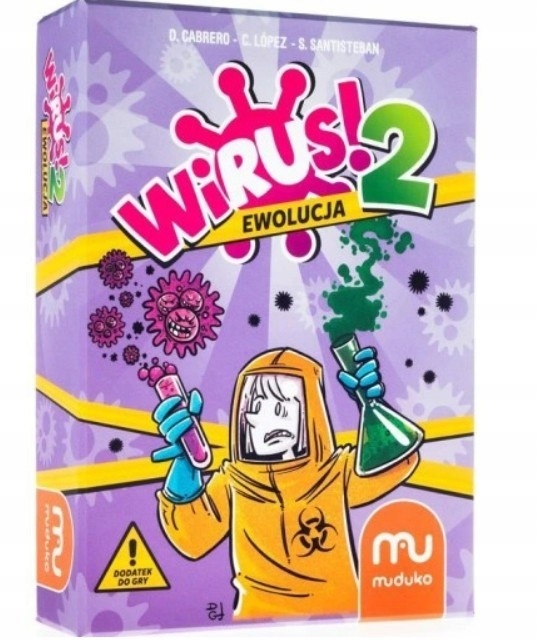 Wirus! + Wirus! 2: Ewolucja + Wirus Halloween - gra karciana Muduko