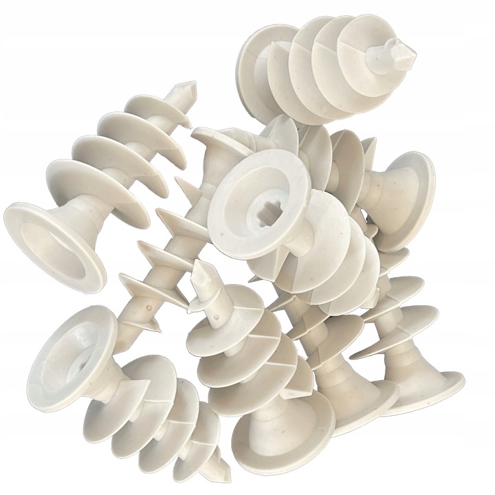 KOŁEK ŚLIMAK STYROPIAN 50MM 100 WZMOCNIONY + WKRĘTY + BIT