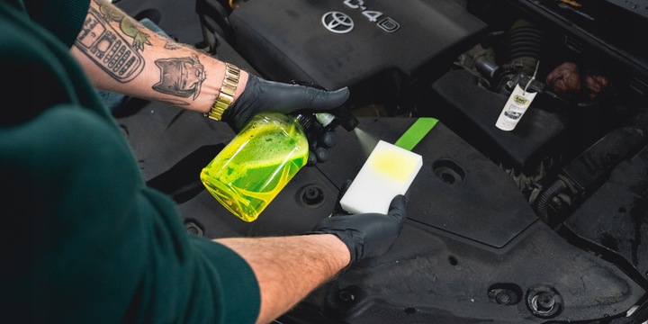 ADBL APC Mocny Uniwersalny Środek Czyszczący Zestaw Akcesoria Mikrofibra 5L