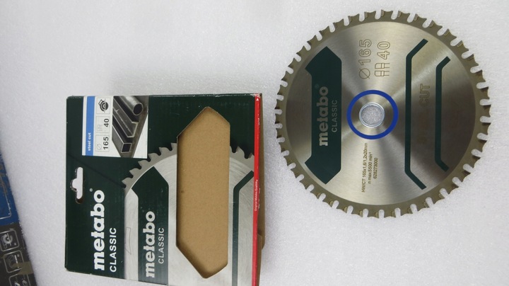 Tarcza Metabo 628273000 do cięcia blachy stalowej 165mm