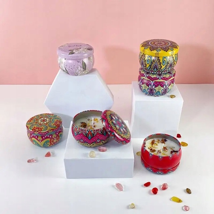 ŚWIECE ZAPACHOWE ZESTAW 12 SZTUK SOJOWE NA PREZENT DLA MAMY BABCI