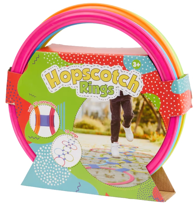 GRA DO SKAKANIA W KLASY PIERSCIENIE OBRĘCZE 10 EL. KOLOROWE KOŁA I ŁĄCZNIKI