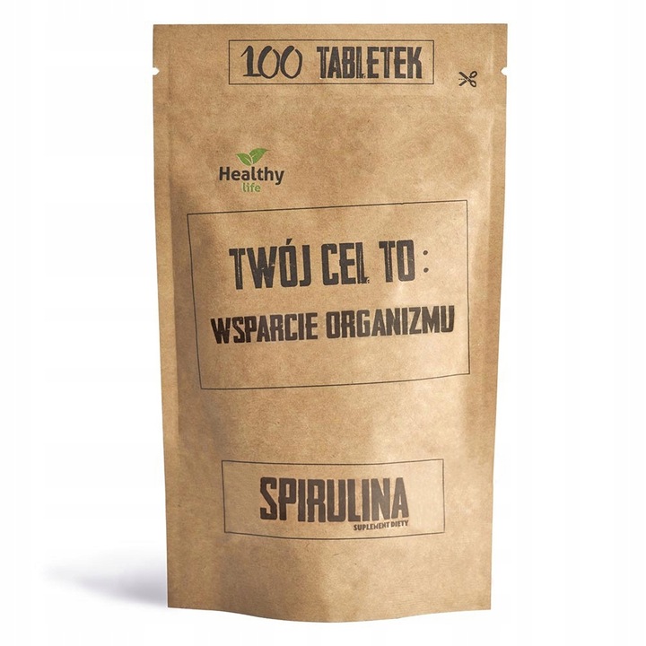 Twój cel to: Wsparcie organizmu - Spirulina 100 tabletek