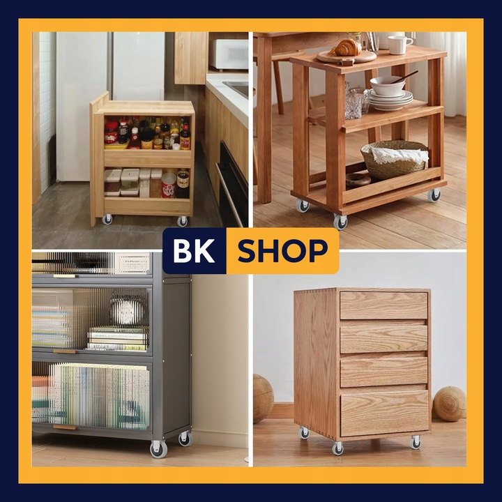 ZESTAW JEZDNY KÓŁ KÓŁEK KOŁA GUMOWE 4 szt 75 mm 160 kg Z HAMULCEM