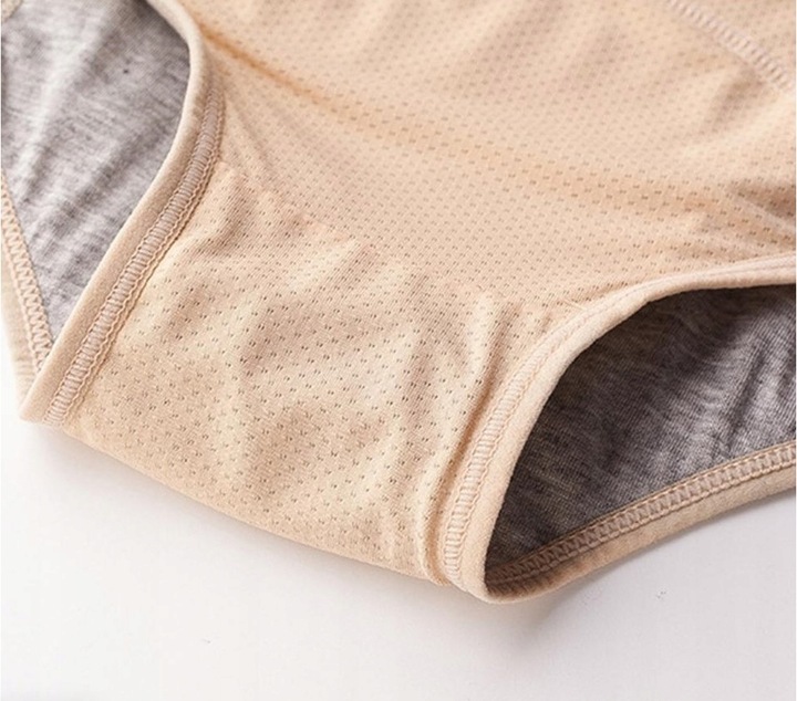 2 szt majtki menstruacyjne figi damskie menstruacyjna nieprzeciekające 3XL