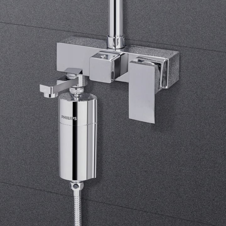 Filtr do wody prysznicowy PHILIPS AWP1775CH, kolor chrom, filtracja 50 000l