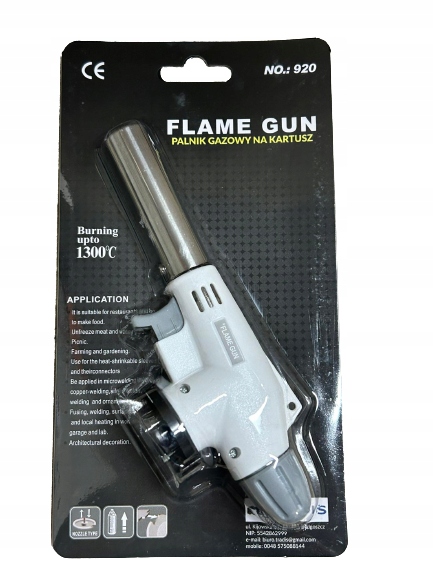 PALNIK GAZOWY KARTUSZ CERAMICZNY LUTLAMPA+2 GAZY