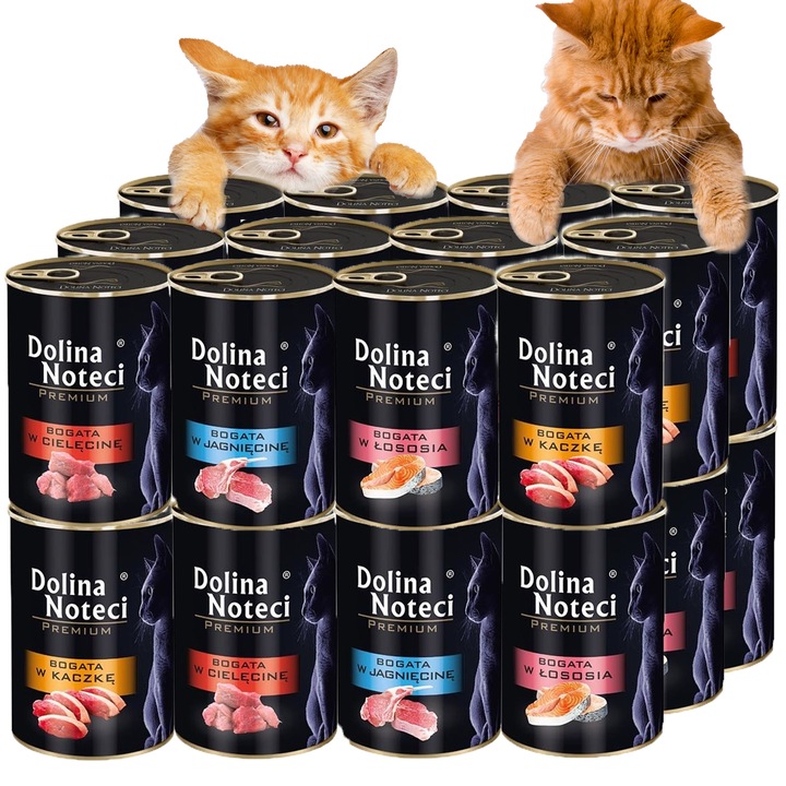 DOLINA NOTECI PREMIUM KOT Karma MOKRA mix smaków 24 x 400g