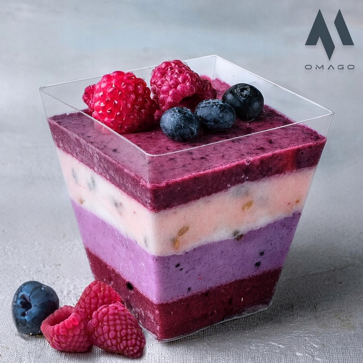 POJEMNIK NA ŻYWNOŚĆ PUCHARKI do DESERÓW na DESERY na DESERKI ŁYŻECZKI