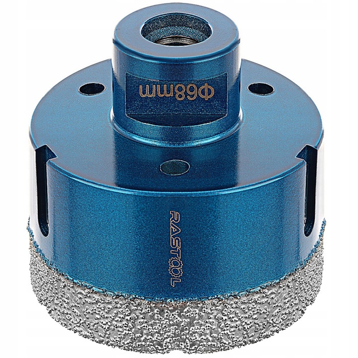 KORONKA DIAMENTOWA 68MM OTWORNICA WIERTŁO M14 DO TWARDEGO GRESU PŁYTEK